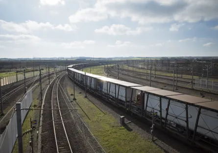 Freight Shuttle Train Cross Channel Shipping - Eurotunnel LeShuttle Freight